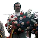 The podium (L to R): Chris Amon (NZL) Ferrari second; Pedro Rodriguez (MEX) BRM winner; Jean-Pierre Beltoise (FRA) Matra third.
Belgian Grand Prix, Spa-Francorchamps, 7 June 1970.
BEST IMAGE
 
 © ©Sutton Motorsport Images