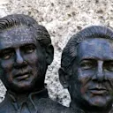 A statue to commemorate Pedro Rodriguez (MEX) and his brother Ricardo Rodriguez (MEX), who were both killed in motor racing accidents.
Mexican Grand Prix, Rd 15, Mexico City, Mexico, 12 October 1986. © ©Sutton Motorsport Images