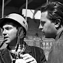 Ricardo Rodriguez with Ferrari teammate Giancarlo Baghetti at the 1962 Dutch Grand Prix at Zandvoort (Photo by Bernard Cahier/Getty Images)