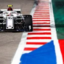 SOCHI AUTODROM, RUSSIAN FEDERATION - SEPTEMBER 28: Charles Leclerc, Sauber C37 Ferrari during the Russian GP at Sochi Autodrom on September 28, 2018 in Sochi Autodrom, Russian Federation. (Photo by Sam Bloxham / LAT Images)