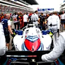 SOCHI AUTODROM, RUSSIAN FEDERATION - SEPTEMBER 30: Sergey Sirotkin, Williams FW41 being rolled onto the grid during the Russian GP at Sochi Autodrom on September 30, 2018 in Sochi Autodrom, Russian Federation. (Photo by Sam Bloxham / LAT Images)
