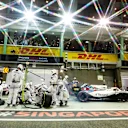 SINGAPORE STREET CIRCUIT, SINGAPORE - SEPTEMBER 16: Lance Stroll, Williams FW41, leaves his pit box after a stop during the Singapore GP at Singapore Street Circuit on September 16, 2018 in Singapore Street Circuit, Singapore. (Photo by Sam Bloxham / LAT Images)