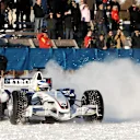 “Drive an F1 car on a snow-covered lake? No problem – I’ll just need some studded tyres…” Nick Heidfeld demos his BMW Sauber in St Moritz, Switzerland in 2007. © Copyright Free for Editorial Use Only