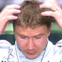 Mika Hakkinen (McLaren Mercedes MP4-16) lost a well deserved win on the last lap because of a mechanical problem. Spanish Grand Prix, Barcelona, 29 April 2001. © Sutton Motorsport Images