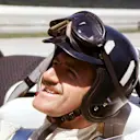 Throughout his career Graham Hill used a helmet bearing the colours and oar insignia of his beloved London Rowing Club. World Copyright - Dave Friedman/LAT Photographic