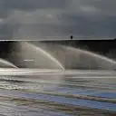 Sprinklers wet the track at Pirelli Formula One Wet Test, Day One, Paul Ricard, France, 25 January 2016. © Sutton Motorsport Images