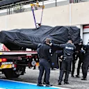 The car of Stoffel Vandoorne (BEL) McLaren MP4-30 is recovered to the pits after stopping on track at Pirelli Formula One Wet Test, Day One, Paul Ricard, France, 25 January 2016. © Sutton Motorsport Images