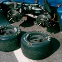 The front two wheels of the Tyrrell P34. © LAT Photographic