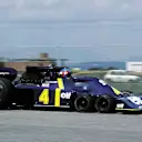 Patrick Depailler qualified third in the first race for the radical Tyrrell P34, but spun out after suffering brake problems on lap 26. Spanish Grand Prix, Jarama, 2 May 1976. ©Sutton Motorsport Images