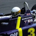 Jody Scheckter shows of the porthole on the side of the P34. Monaco Grand Prix, 30 May 1976. © Sutton Motorsport Images