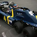 Tyrrell scored a two-three with the P34 in Monaco in just its third race. Patrick Depailler (pictured) was third. © LAT Photographic