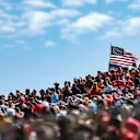 CIRCUIT OF THE AMERICAS, UNITED STATES OF AMERICA - OCTOBER 21: Packed grandstands full of fans await the start during the United States GP at Circuit of the Americas on October 21, 2018 in Circuit of the Americas, United States of America. (Photo by Glenn Dunbar / LAT Images)