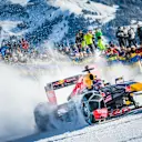 Max Verstappen performs during the F1 Showrun at the Hahnenkamm in Kitzbuhel, Austria on Jannuary 14, 2016. © Philip Platzer/Red Bull Content Pool