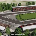 11.2 Ảnh mô tả vị trí khán đài khu vực khúc cua 12-13 góc chụp 90