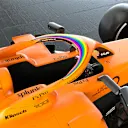 McLaren will also run a rainbow on the halos of their MCL35s