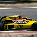 Emerson Fittipaldi (BRA) Copersucar-Fittipaldi FD04 had a lonely race at the back of the field, finishing fourteenth and last. Spanish Grand Prix, Rd 5, Jarama, Spain, 8 May 1977. ©Sutton Motorsport Images