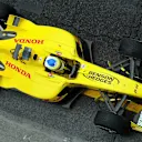 Giancarlo Fisichella (ITA) Jordan Honda EJ12. San Marino Grand Prix, Imola, Italy, 12 April 2002.  ©Sutton Motorsport Images