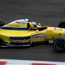 Roberto Moreno (BRA) Forti FG01 Ford. Belgian Grand Prix, Spa-Francorchamps, Belgium, 27 August 1995. ©Sutton Motorsport Images