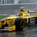 Damon Hill (GBR) Jordan J198 Mugen-Honda secured the team's first ever victory.
Formula One World Championship, Rd 13, Belgian Grand Prix, Spa-Francorchamps, Belgium, 30 August 1998.  ©Sutton Motorsport Images