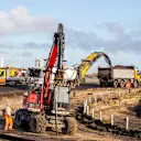 Construction of circuit updates at Zandvoort, host of the 2020 Dutch Grand Prix, December 2019. © Chris Schotanus