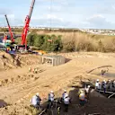 Construction of circuit updates at Zandvoort, host of the 2020 Dutch Grand Prix, December 2019. © Chris Schotanus