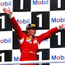 Gerhard Berger (AUT) took Ferrari to the top step of the podium for the first time since Portugal 1990 - the longest ever period without victory for the Maranello outfit since the official F1 World Championship began in 1950. 
German Grand Prix, Rd9, Hockenheim, Germany, 31 July 1994.
BEST IMAGE © Sutton Motorsport Images