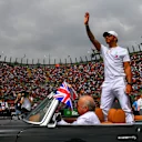 AUTODROMO HERMANOS RODRIGUEZ, MEXICO - OCTOBER 28: Lewis Hamilton, Mercedes AMG F1 on the drivers parade during the Mexican GP at Autodromo Hermanos Rodriguez on October 28, 2018 in Autodromo Hermanos Rodriguez, Mexico. (Photo by Mark Sutton / Sutton Images)