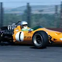 Denny Hulme, McLaren Cosworth M7A, finished the race in second place. Formula One World Championship, Rd2, Spanish Grand Prix, Jarama, Spain, 12 May 1968. © Sutton Motorsport Images