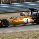 Denny Hulme, McLaren M19A, retired on lap 48 after spinning out on oil. United States Grand Prix, Watkins Glen, 3 October 1971. © Sutton Motorsport Images