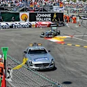 Nico Rosberg (GER) Mercedes AMG F1 W04 follows the safety car. Formula One World Championship, Rd6, Monaco Grand Prix, Race Day, Monte-Carlo, Monaco, Sunday, 26 May 2013