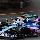 Alpine's French driver Esteban Ocon (R) and Mercedes' British driver Lewis Hamilton (L) collide during the Monaco Formula 1 Grand Prix at the Monaco street circuit in Monaco, on May 29, 2022. (Photo by ANDREJ ISAKOVIC / AFP) (Photo by ANDREJ ISAKOVIC/AFP via Getty Images)