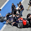 Daniel Ricciardo (AUS) Red Bull Racing RB10. Formula One Testing, Day One, Bahrain International Circuit, Sakhir, Bahrain, Thursday, 27 February 2014 © Sutton Images. No reproduction without permission