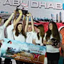 Andrew Denford (GBR) F1 in Schools with winners Colossus F1 at the F1 in Schools Finals Awards. Formula One World Championship, Rd19, Abu Dhabi Grand Prix, Preparations, Yas Marina Circuit, Abu Dhabi, UAE, Wednesday, 19 November 2014 