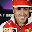 Fernando Alonso (ESP) Ferrari in the Press Conference.
Formula One World Championship, Rd5, Spanish Grand Prix, Preparations, Barcelona, Spain, Thursday 8 May 2014. © Sutton Motorsport Images