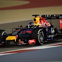 Sebastian Vettel (GER) Red Bull Racing RB10.
Formula One World Championship, Rd3, Bahrain Grand Prix, Practice, Bahrain International Circuit, Sakhir, Bahrain, Friday 4 April 2014.

