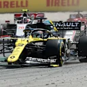 Formula One F1 - Spanish Grand Prix - Circuit de Barcelona-Catalunya, Barcelona, Spain - August 16, 2020 Renault's Daniel Ricciardo in action during the race Pool via REUTERS/Albert Gea