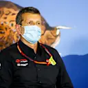 Guenther Steiner, Team Principal, Haas F1 in the press conference 