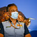 Mario Isola, Racing Manager, Pirelli Motorsport in the press conference 