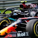 Valtteri Bottas (FIN) Mercedes AMG F1 W11 and Max Verstappen (NLD) Red Bull Racing RB16 battle for position.
12.07.2020. Formula 1 World Championship, Rd 2, Steiermark Grand Prix, Spielberg, Austria, Race Day.
- www.xpbimages.com, EMail: requests@xpbimages.com © Copyright: FIA Pool For Editorial Use Only