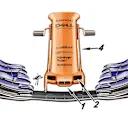 The new McLaren nose and front wing featuring nose nostrils (1,2) and 'credit card slots' (4). © Giorgio Piola