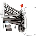 The small guide vane on Mercedes' front suspension appears to take inspiration from similar features seen on the Toro Rosso and Sauber. © Giorgio Piola