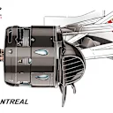 ...and their Canada layout, with extra cooling holes in the drum surrounding the disc. © Giorgio Piola