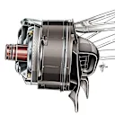 Renault's brake cooling arrangement for Canada was on the more extreme end. © Giorgio Piola