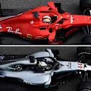 Ferrari have lengthened their wheelbase considerably in 2018, bringing it more in line with that of rivals Mercedes. © Sutton Images