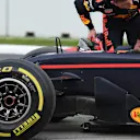 The barge board arrangement on last year's RB13 appears much more basic when compared to this year's machine. © Sutton Images