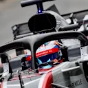 Haas's halo bares teeth. © Sutton Images