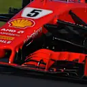 This close-up shot shows the McLaren-like slots in the front wing support struts. © Sutton Images