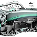 Mercedes' old barge board arrangement