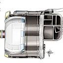Red Bull’s brake duct design, relatively simple – but also possibly allowing greater cooling capacity in Mexico’s thin air. 