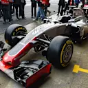 The Haas VF-16 at Formula One Testing, Day One, Barcelona, Spain, Monday 22 February 2016. © Sutton Motorsport Images